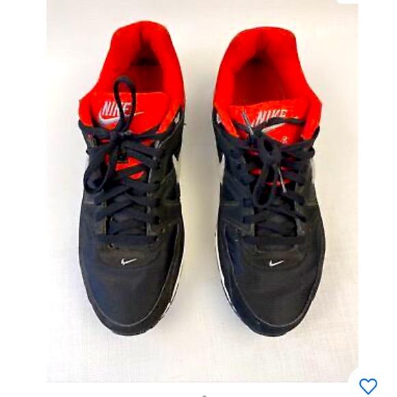 Nike Air Max Command Men's Size 10.5 Black Gray Red Great Condition - Picture 3 of 8